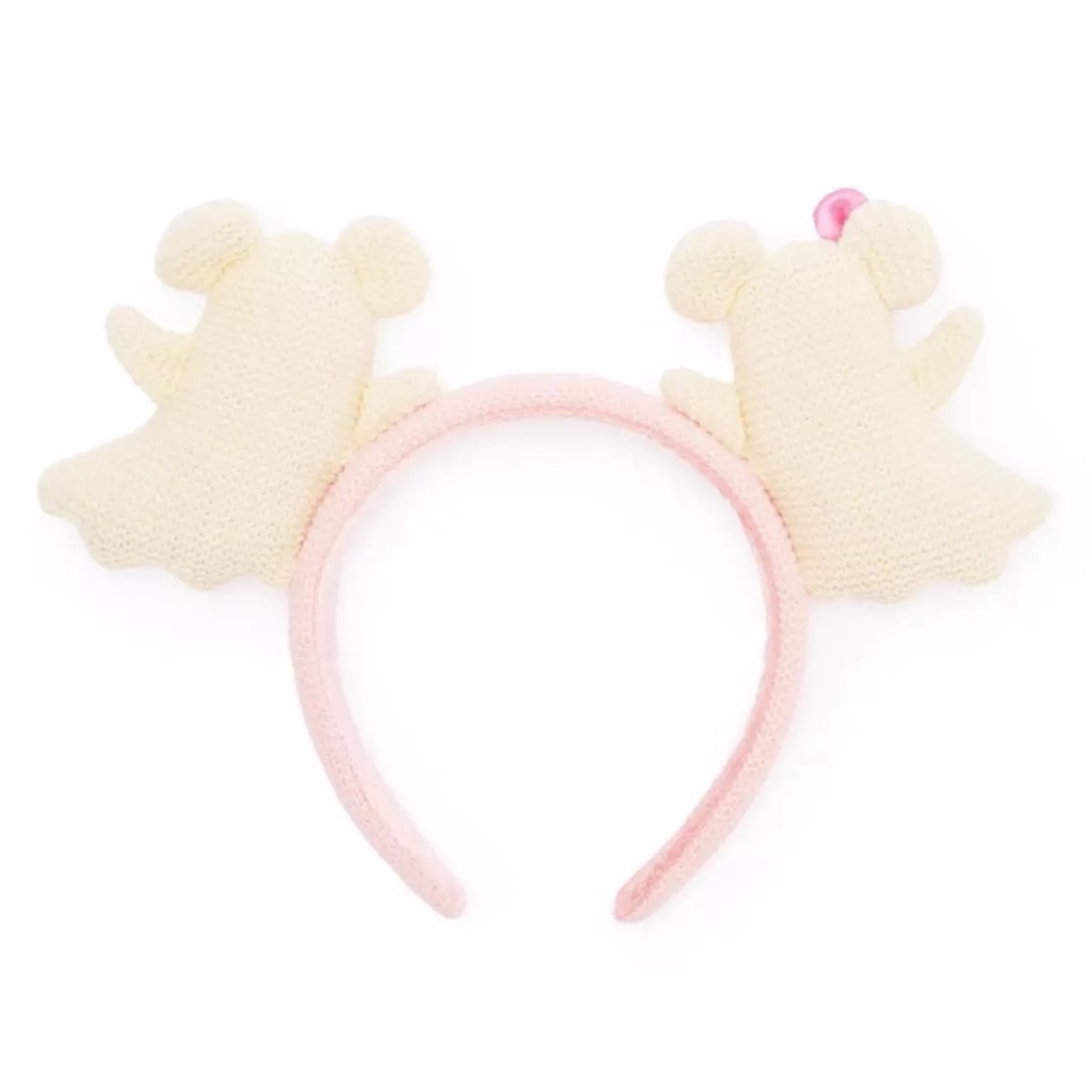 Disney Mickey and Minnie Mouse Ghosts
Ears Headband, Pink/Cream, NWT - Picture 7 of 9